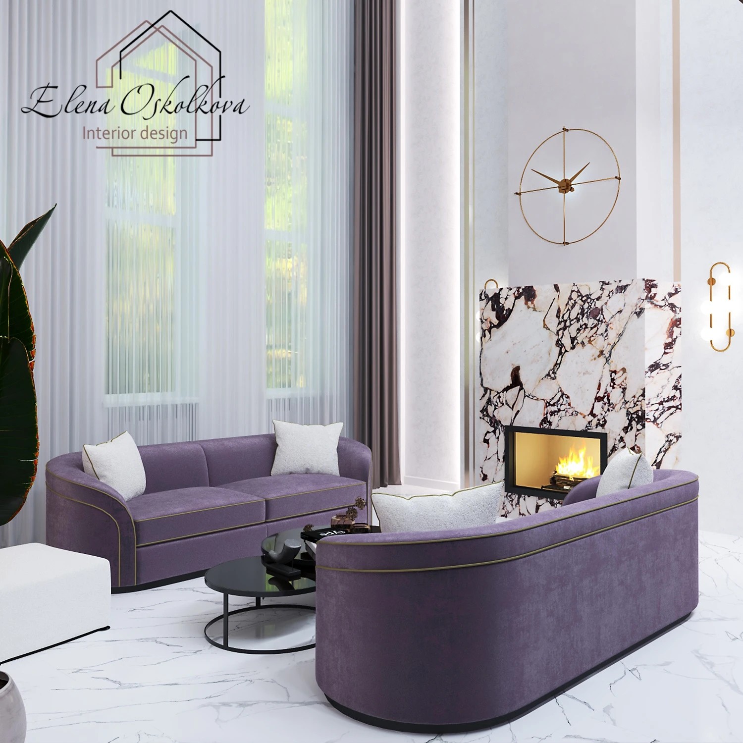 Светлый интерьер дома