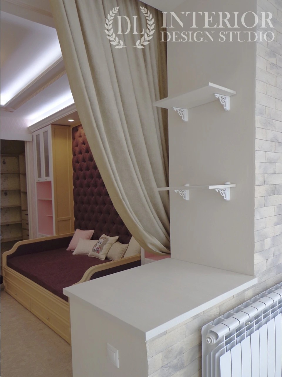 Детская комната для принцессы в КЛАССИЧЕСКОМ СТИЛЕ