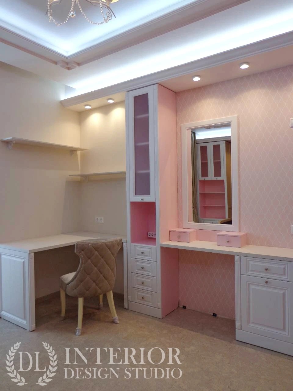 Детская комната для принцессы в КЛАССИЧЕСКОМ СТИЛЕ