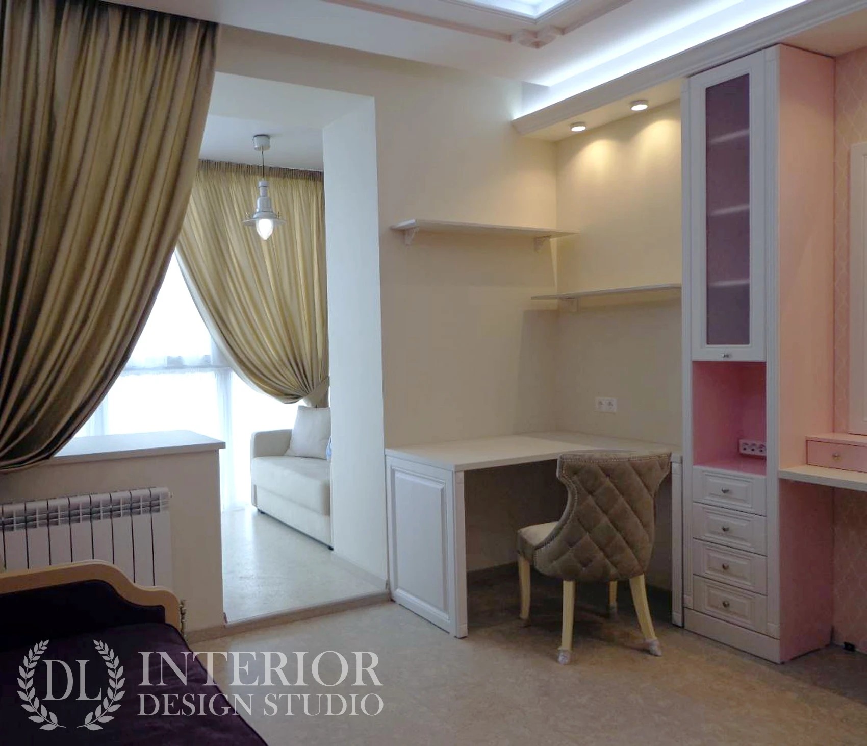 Детская комната для принцессы в КЛАССИЧЕСКОМ СТИЛЕ