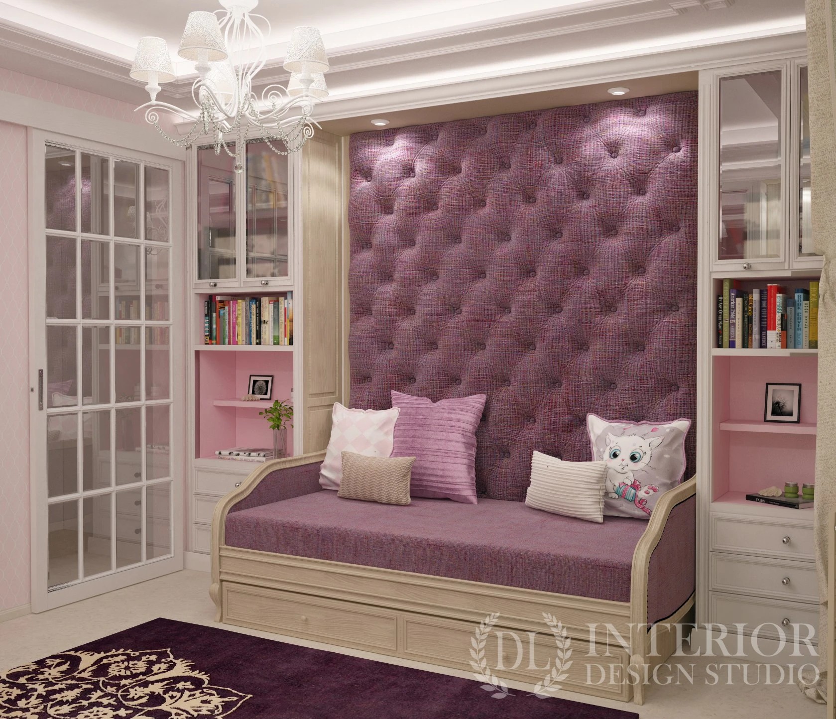 Детская комната для принцессы в КЛАССИЧЕСКОМ СТИЛЕ