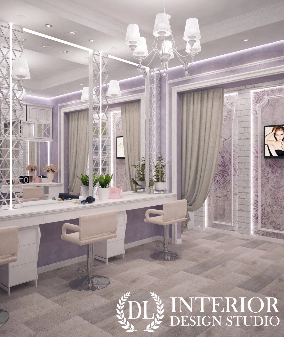 Салон красоты с элементами ПРОВАНСА