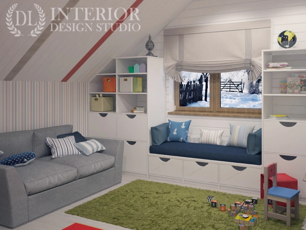 Дом из бруса в стиле ПРОВАНС