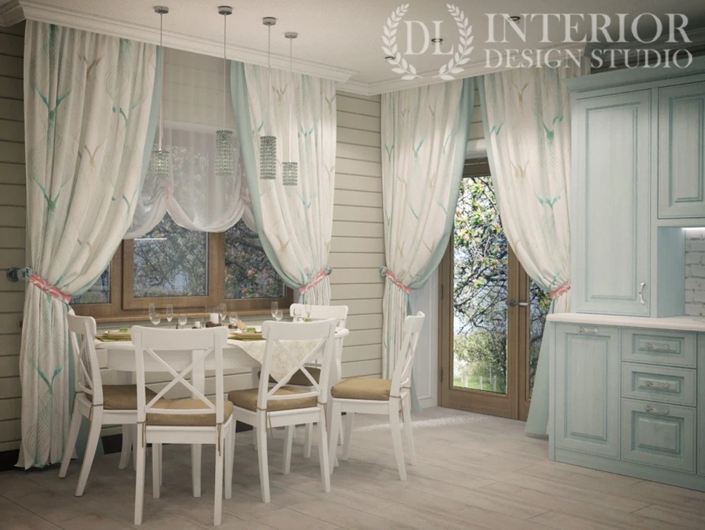 Дом из бруса в стиле ПРОВАНС