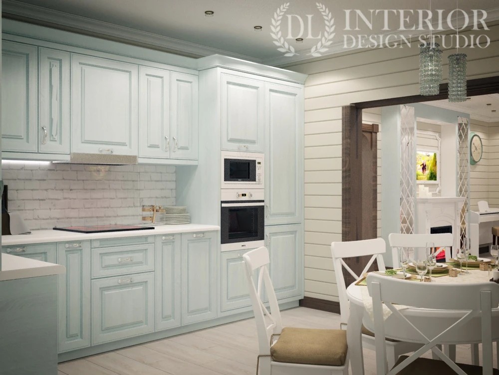 Дом из бруса в стиле ПРОВАНС