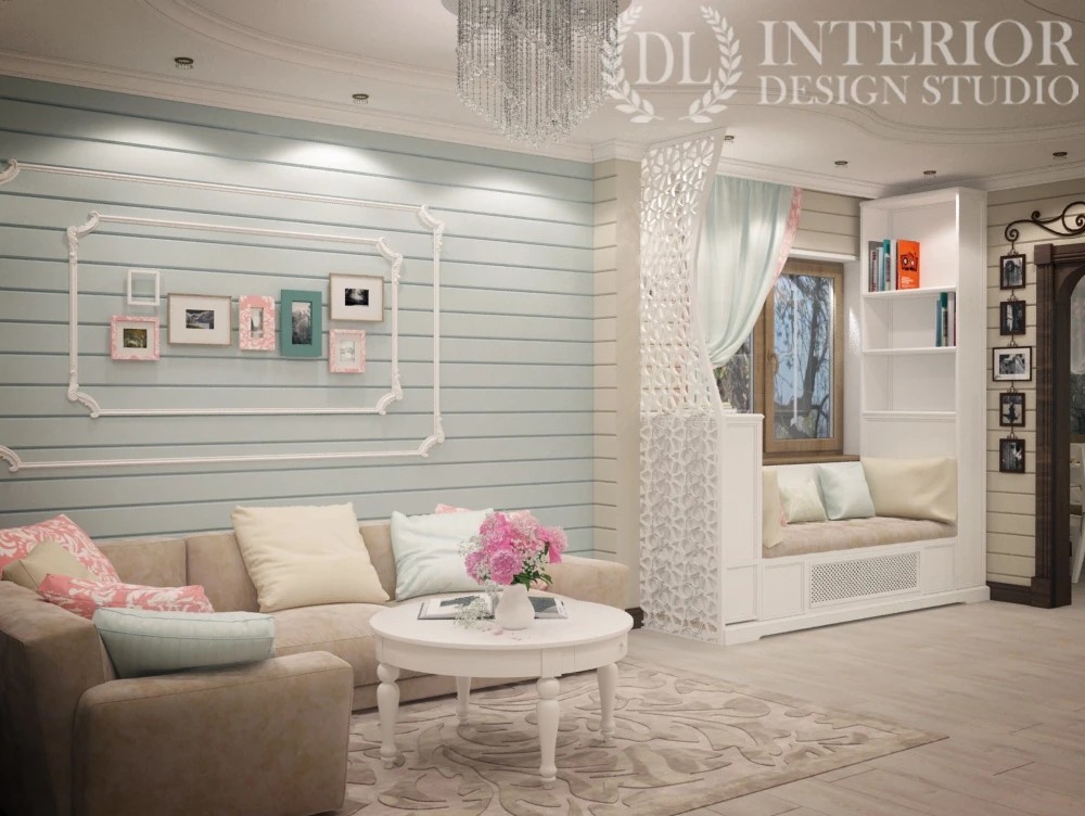 Дом из бруса в стиле ПРОВАНС