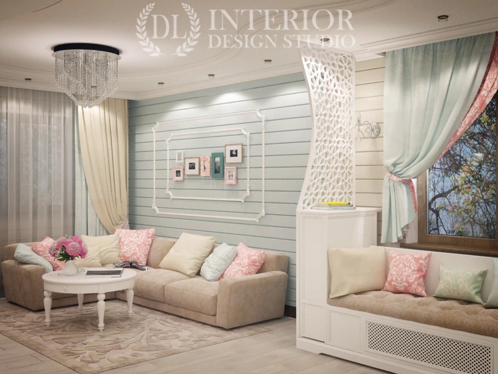 Дом из бруса в стиле ПРОВАНС