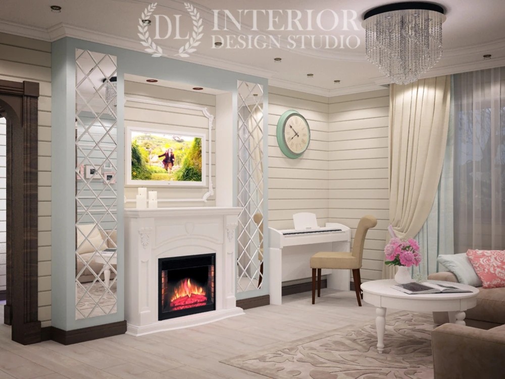 Дом из бруса в стиле ПРОВАНС