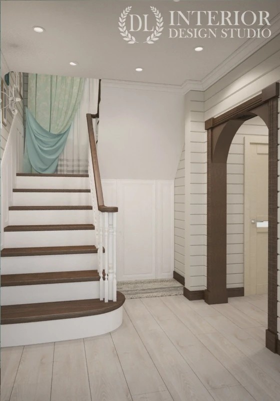 Дом из бруса в стиле ПРОВАНС