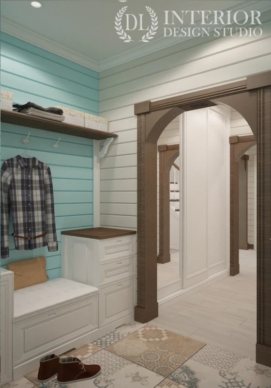 Дом из бруса в стиле ПРОВАНС