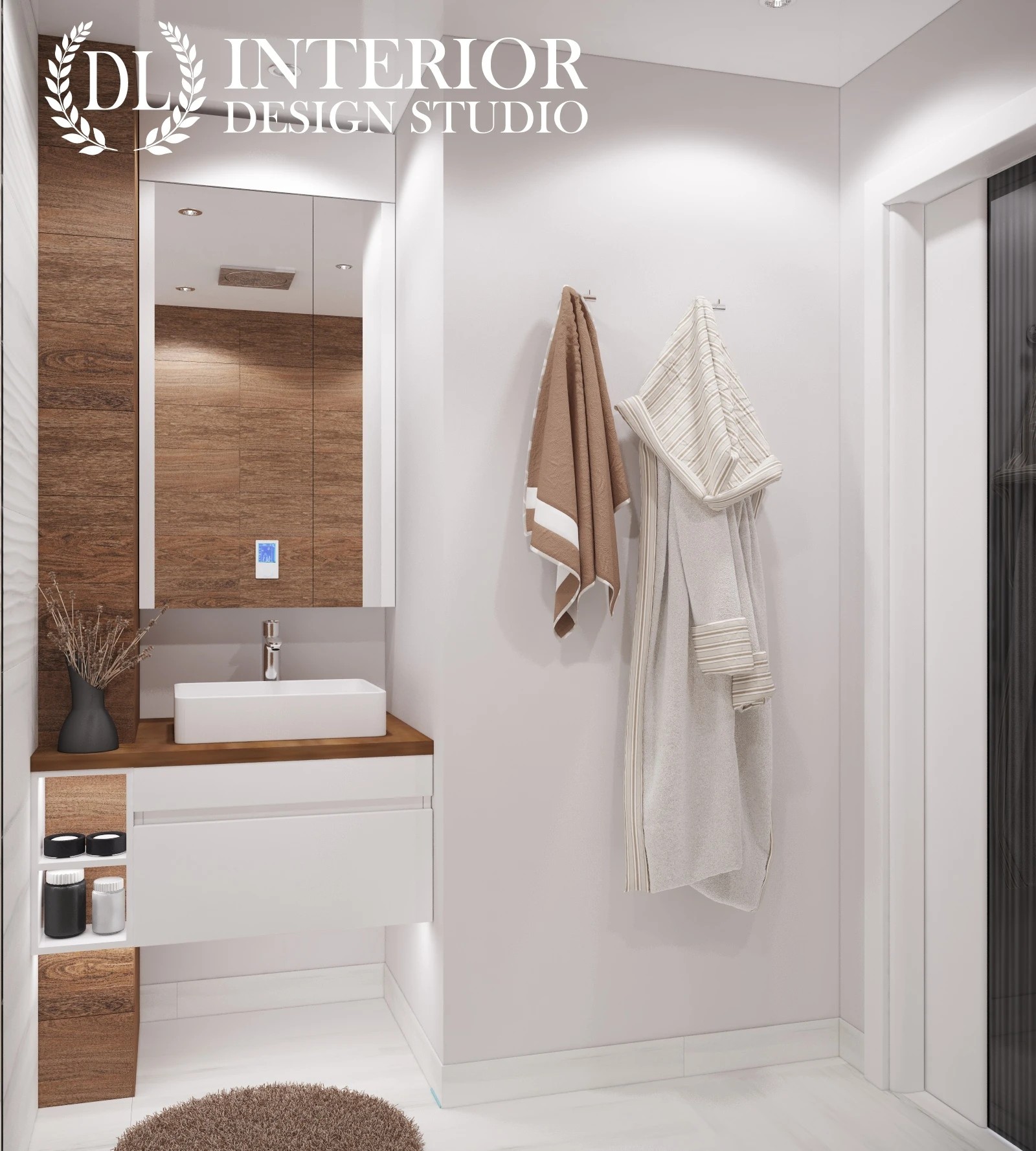 Современный дизайн гостиной с элементами эко-стиля