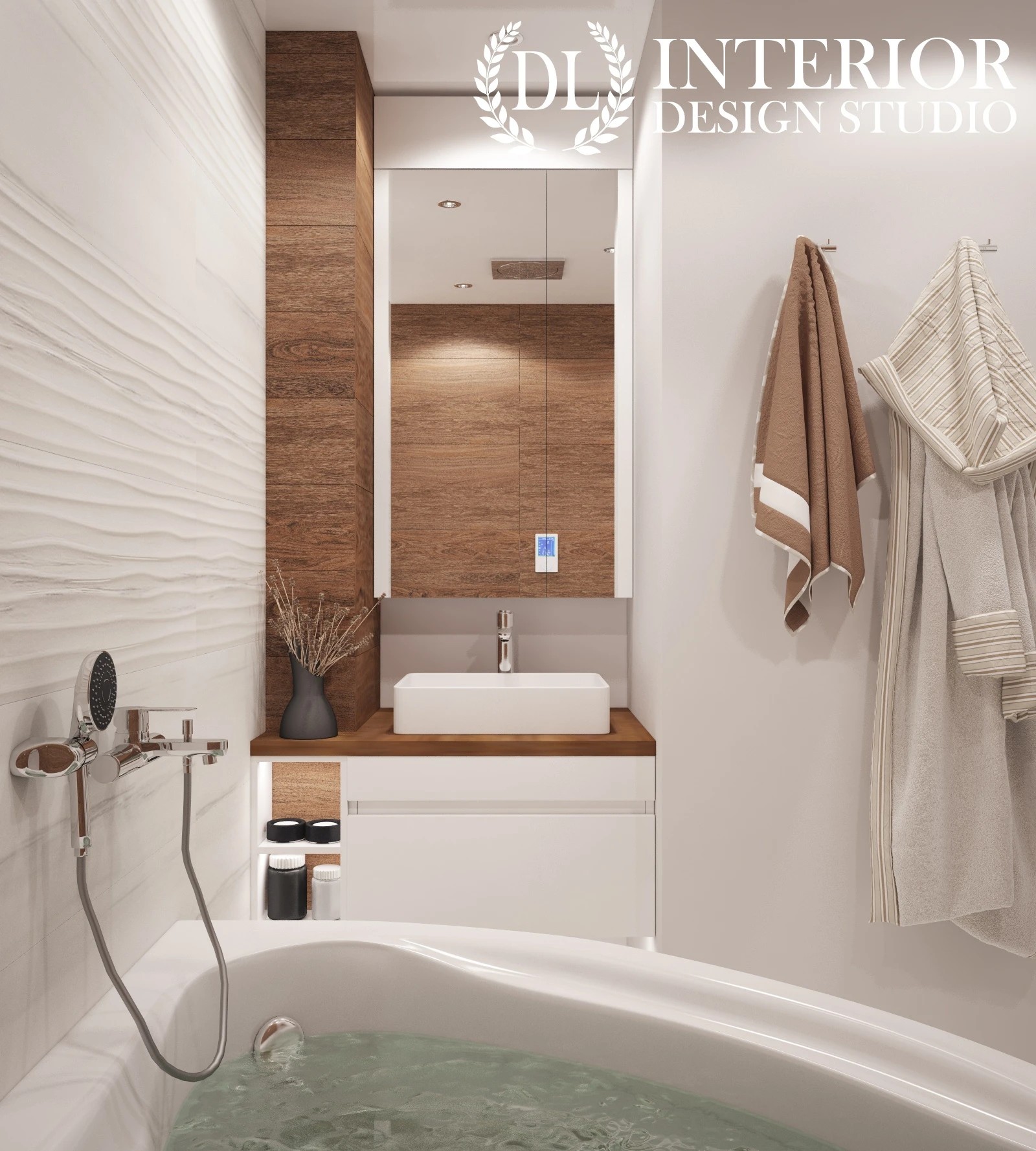 Современный дизайн гостиной с элементами эко-стиля