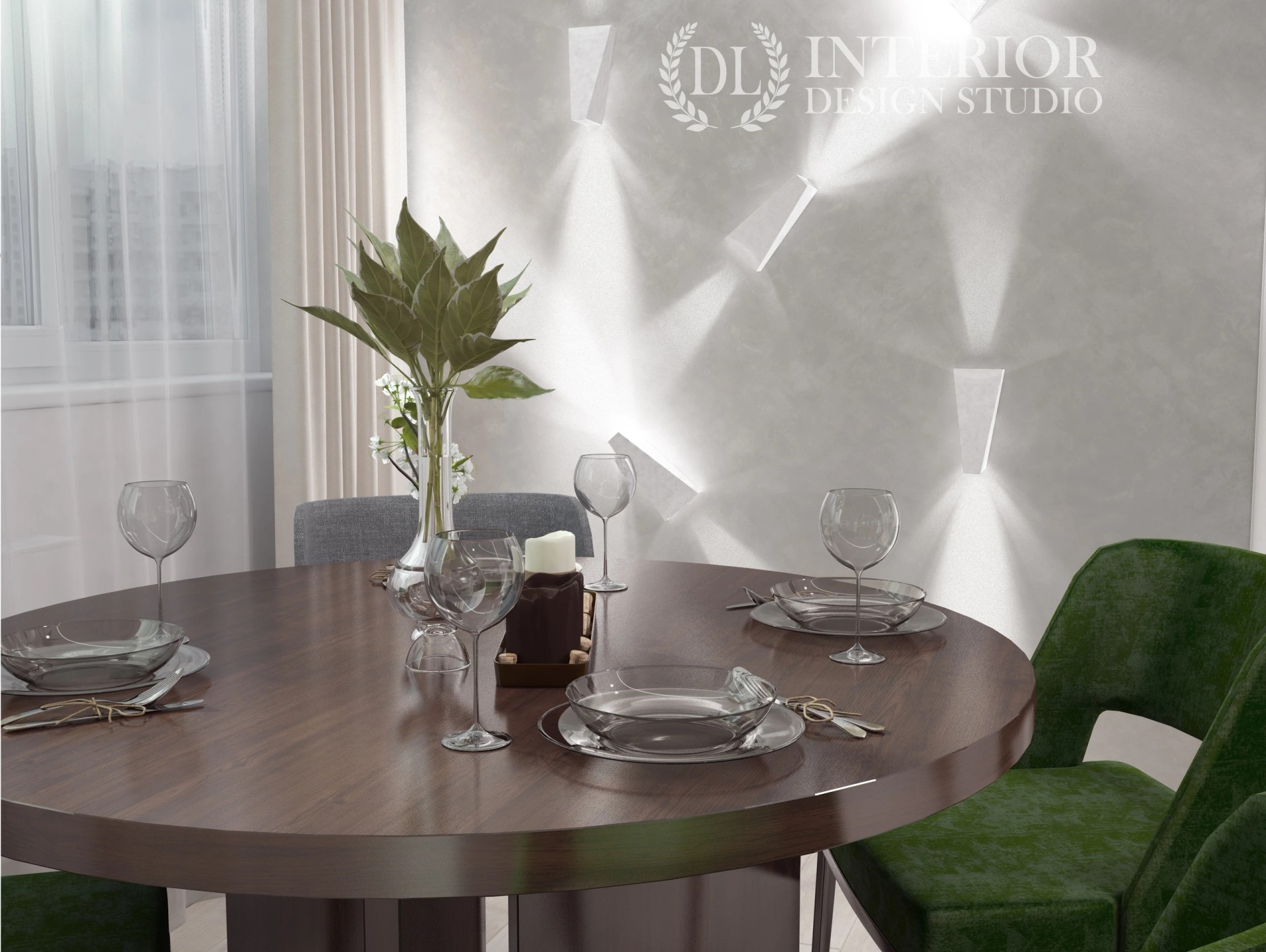 Современный дизайн гостиной с элементами эко-стиля