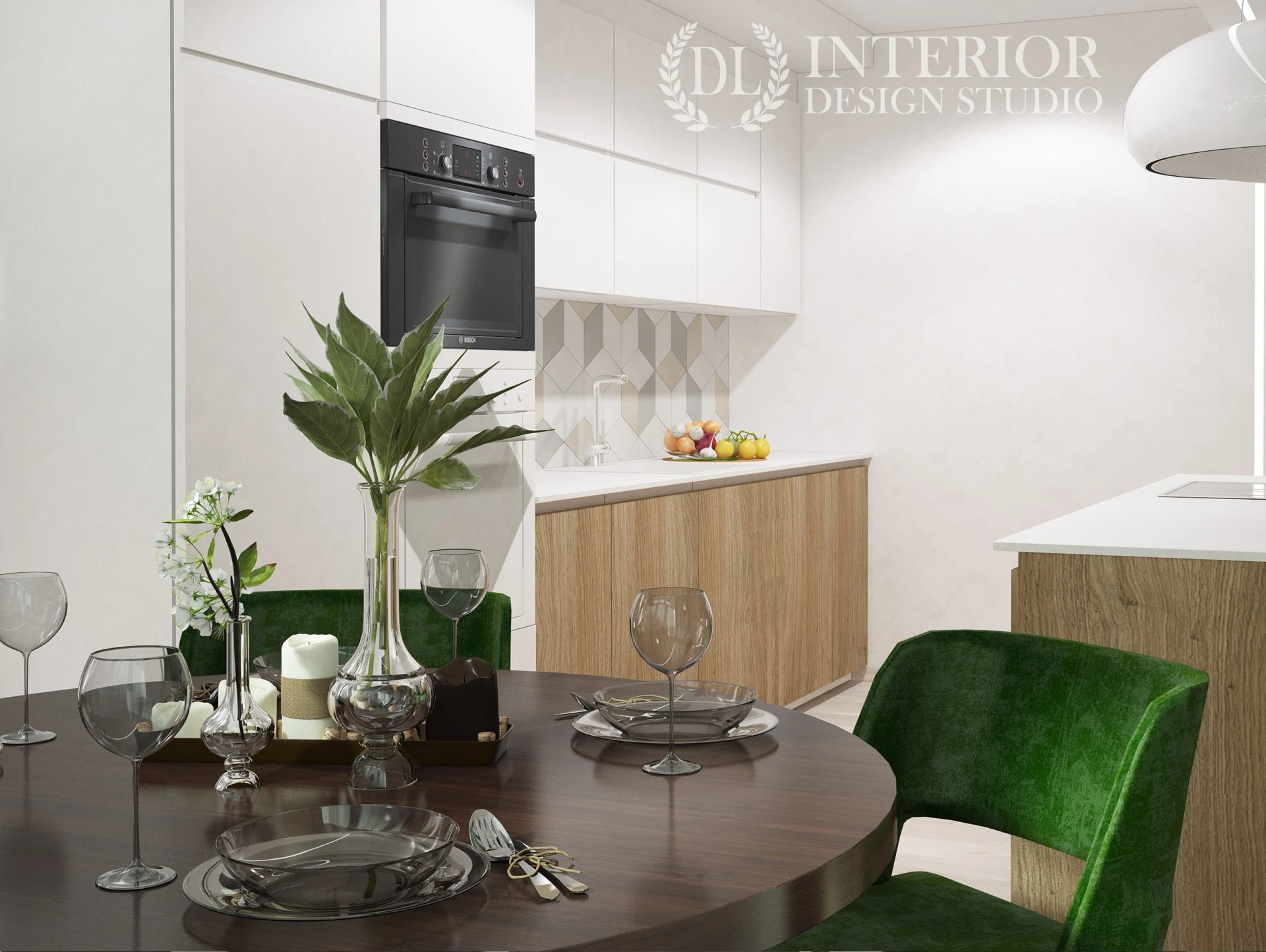 Современный дизайн гостиной с элементами эко-стиля