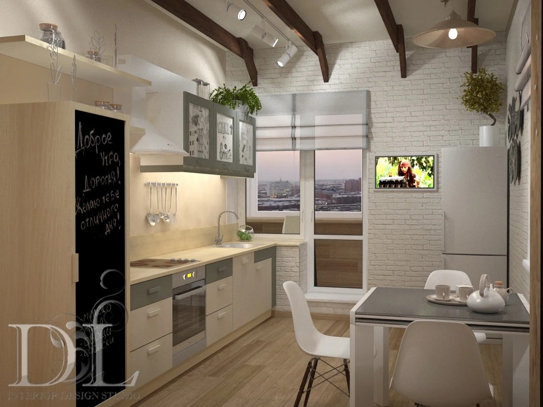 Уютный ЛОФТ в интерьере квартиры