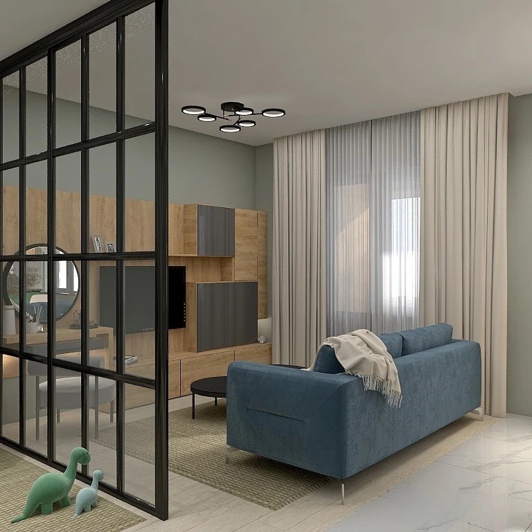 Однокомнатная квартира для молодой семьи с малышом