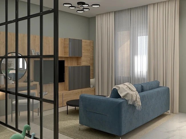 Однокомнатная квартира для молодой семьи с малышом