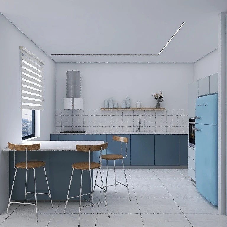 Скандинавия -фреш. Пятикомнатная квартира для большой семьи