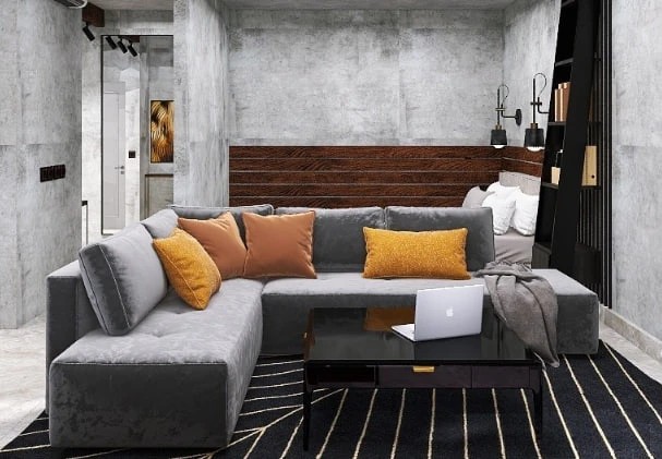 Стидия для холостяка в стиле "Лофт"