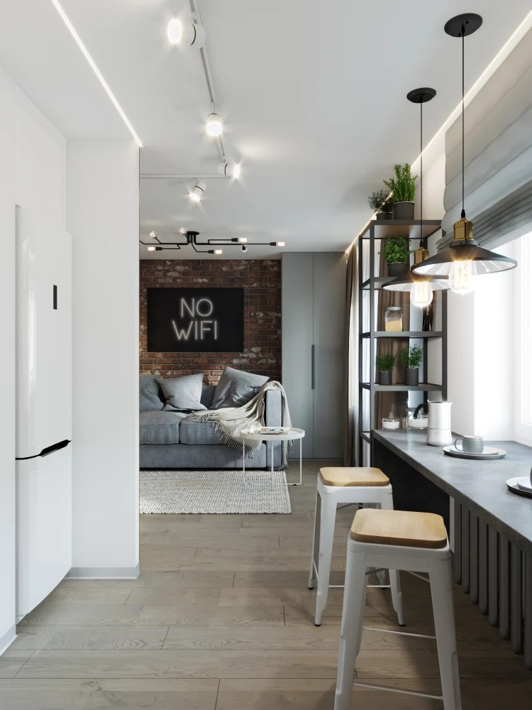 ЛОФТ В МАЛЕНЬКОЙ КВАРТИРЕ