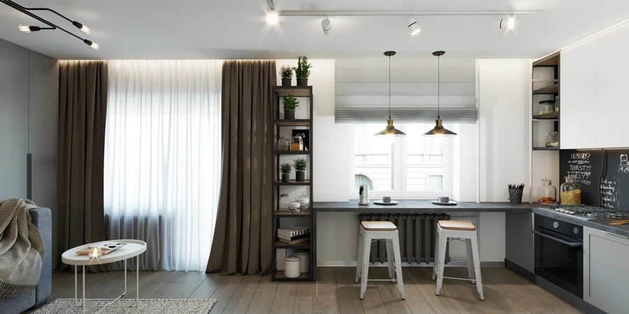 ЛОФТ В МАЛЕНЬКОЙ КВАРТИРЕ