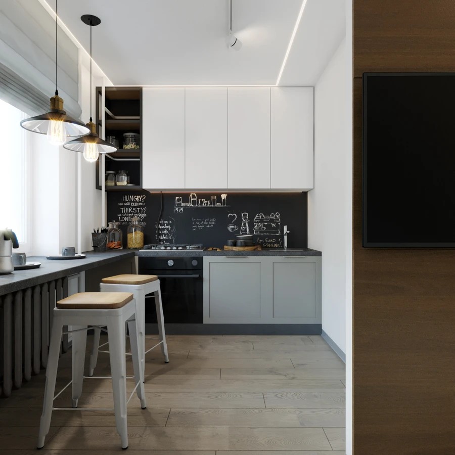 ЛОФТ В МАЛЕНЬКОЙ КВАРТИРЕ