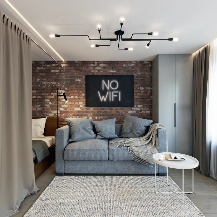 ЛОФТ В МАЛЕНЬКОЙ КВАРТИРЕ