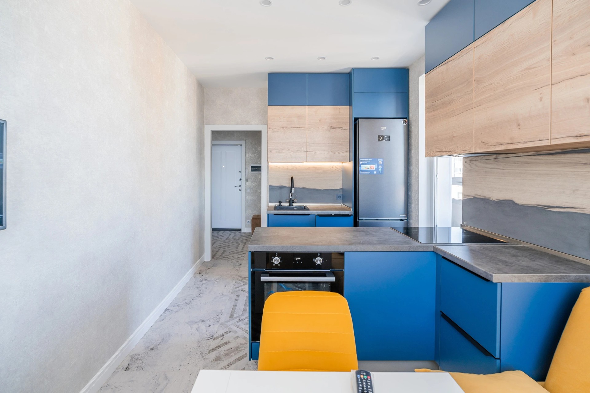 Нестандартная планировка кухни