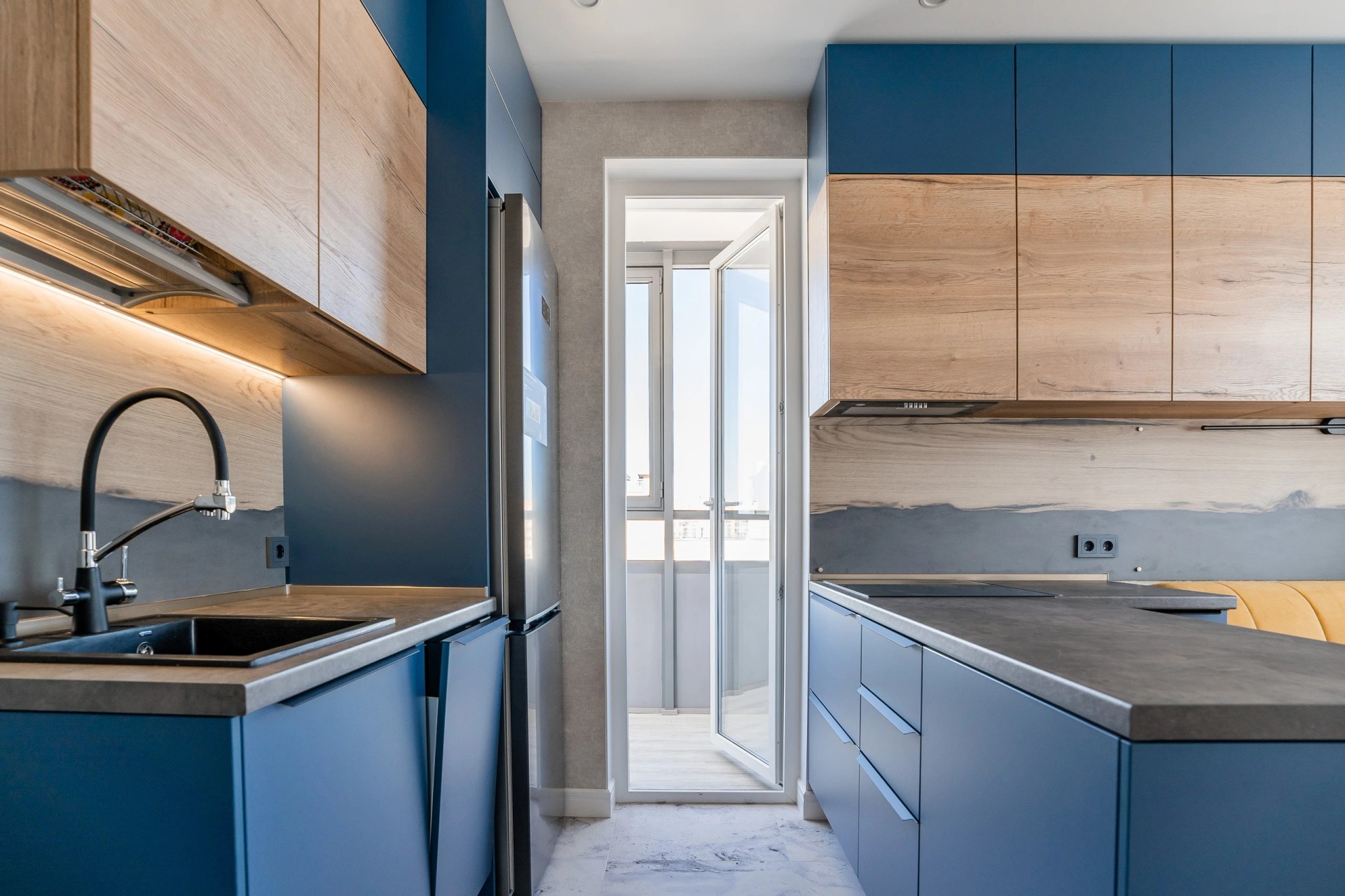 Нестандартная планировка кухни