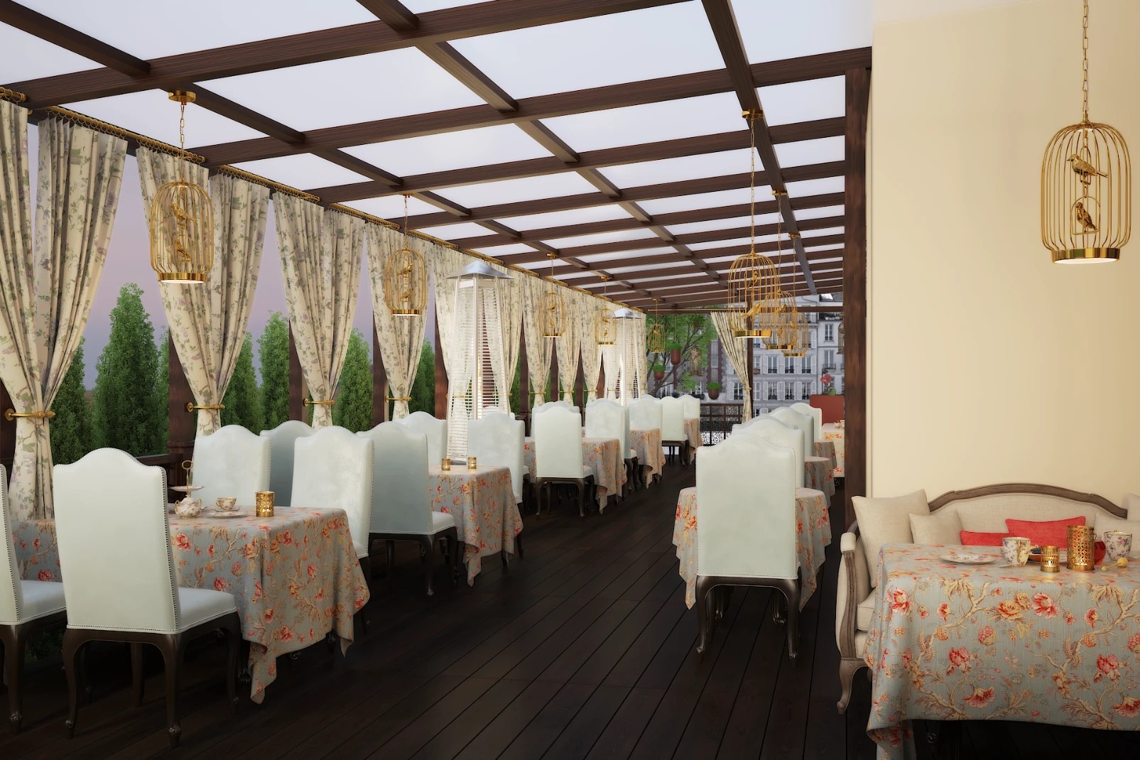 ТЕРРАСА РЕСТОРАНА МОСКВА-ПЕКИН