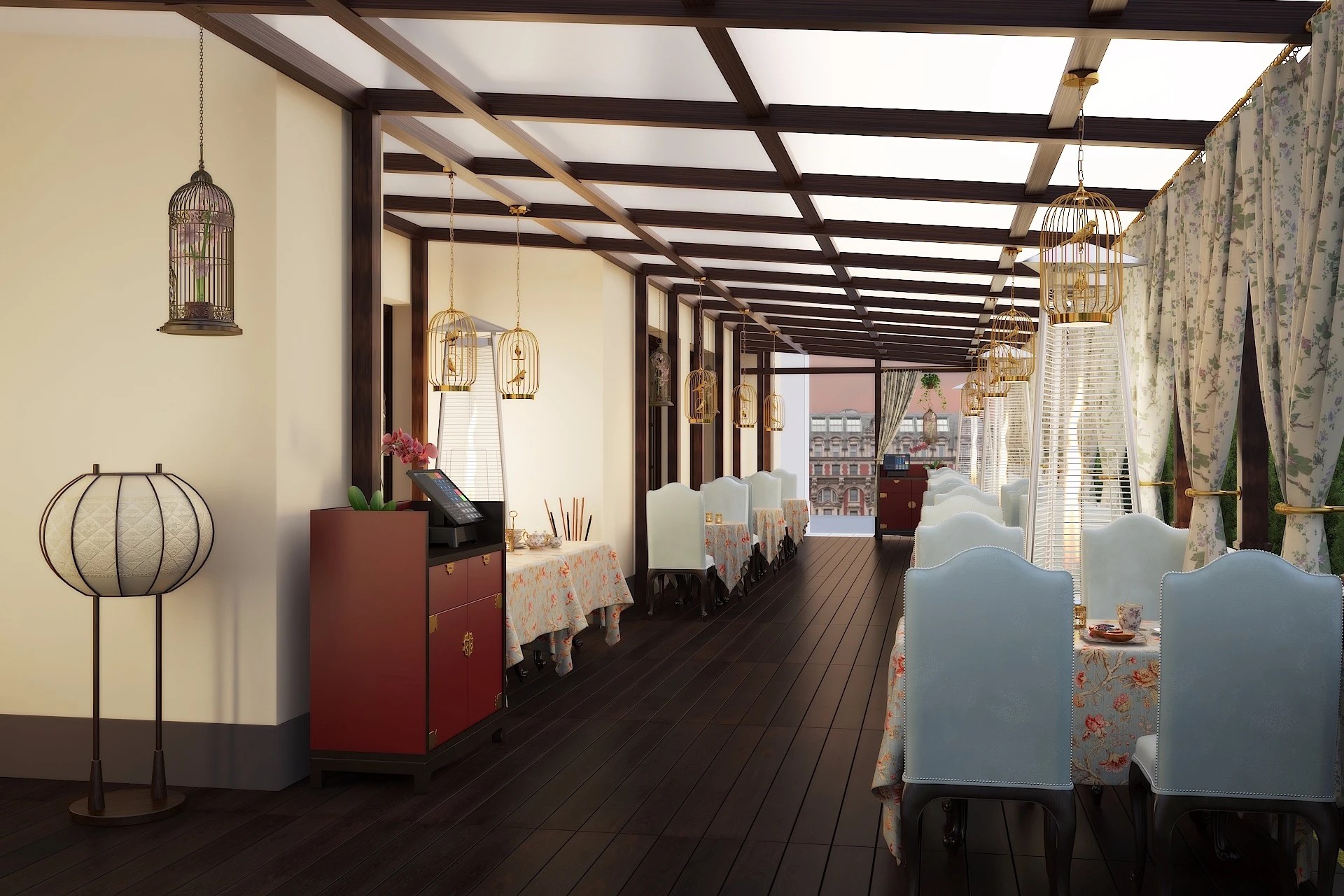 ТЕРРАСА РЕСТОРАНА МОСКВА-ПЕКИН