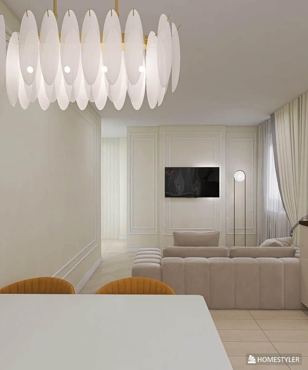 Преображение прихожей и кухни-гостиной