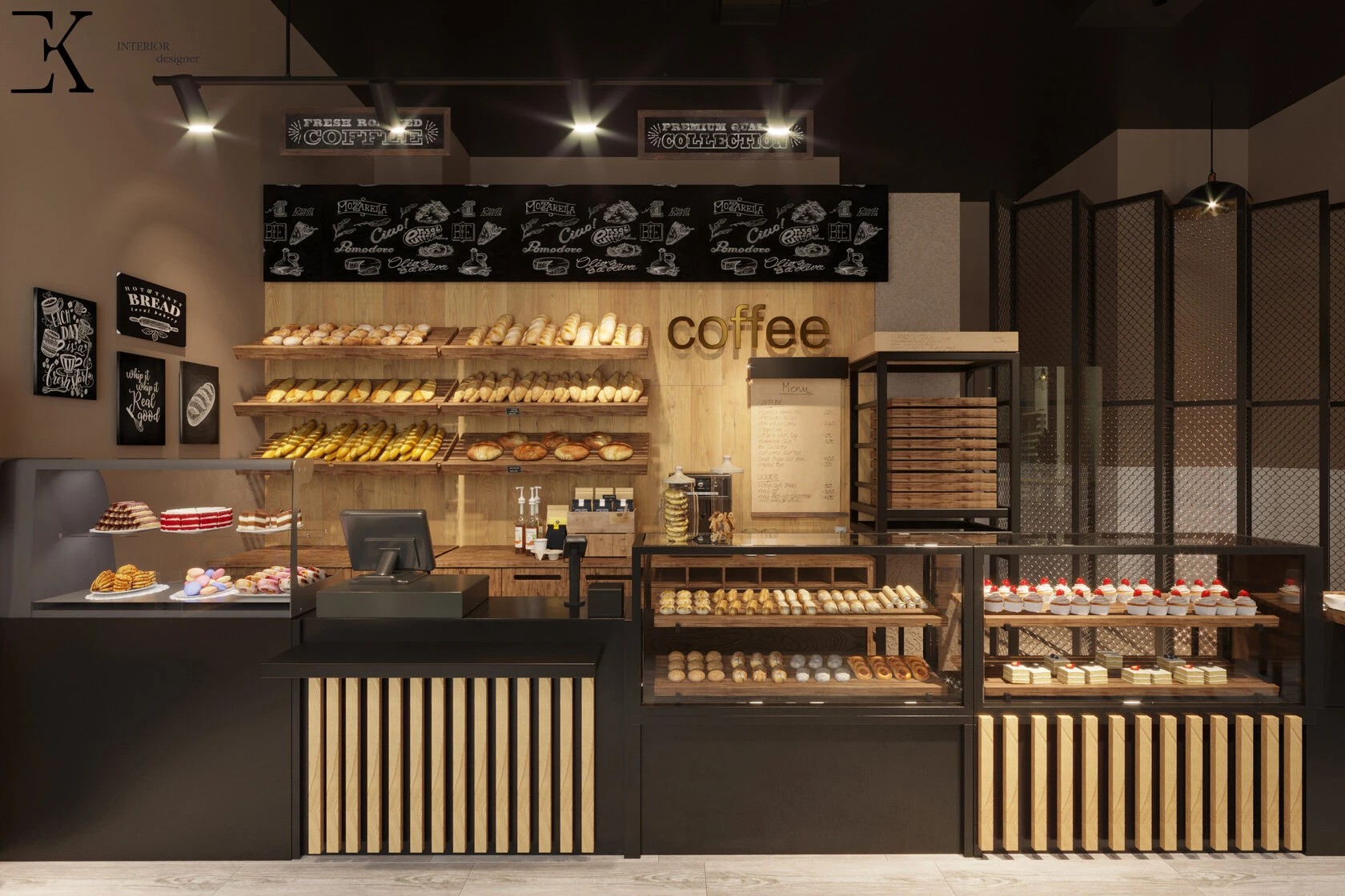 Проект пекарни 48м2