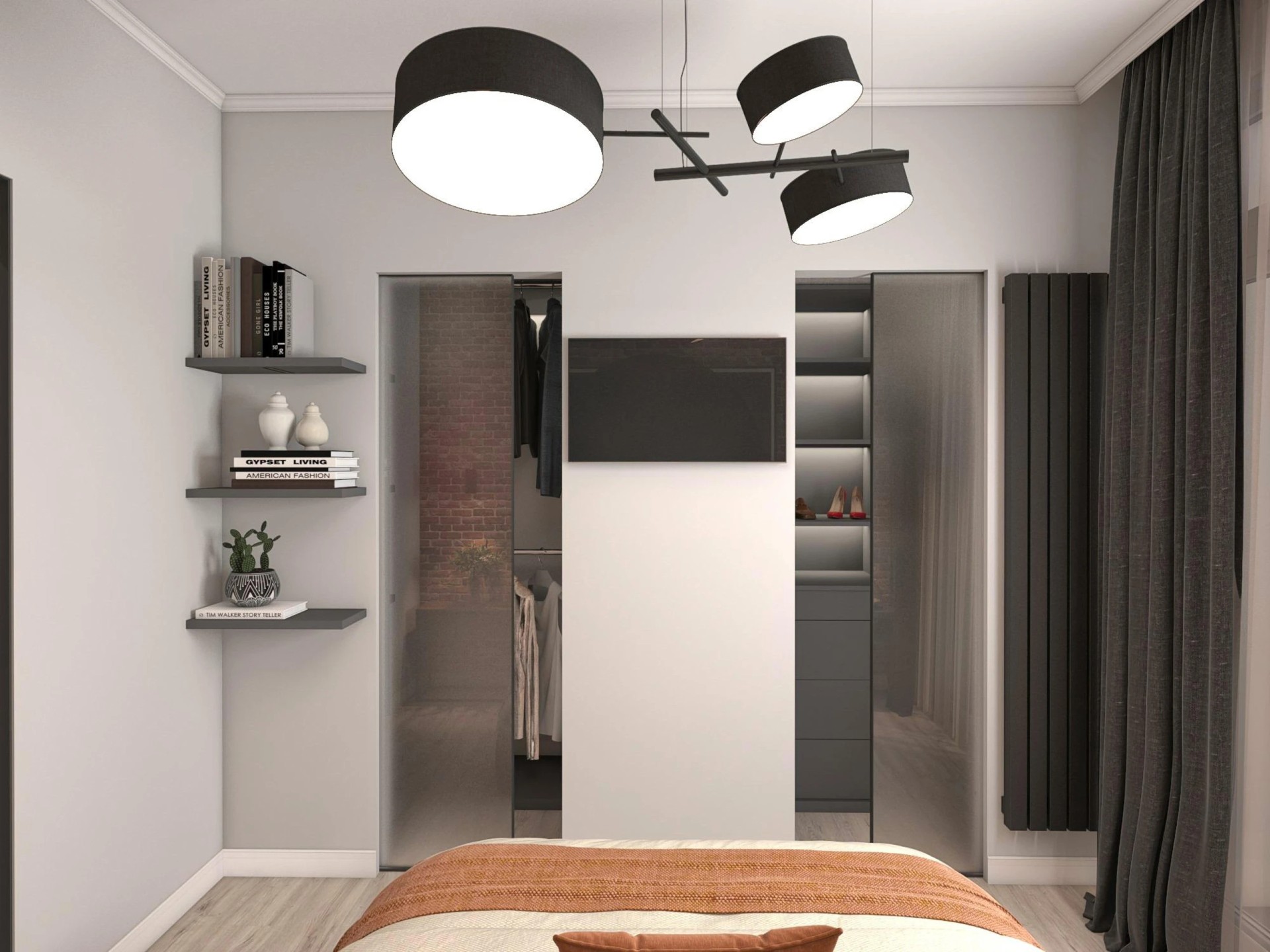 Мужскуя "берлога" в стиле ЛОФТ.