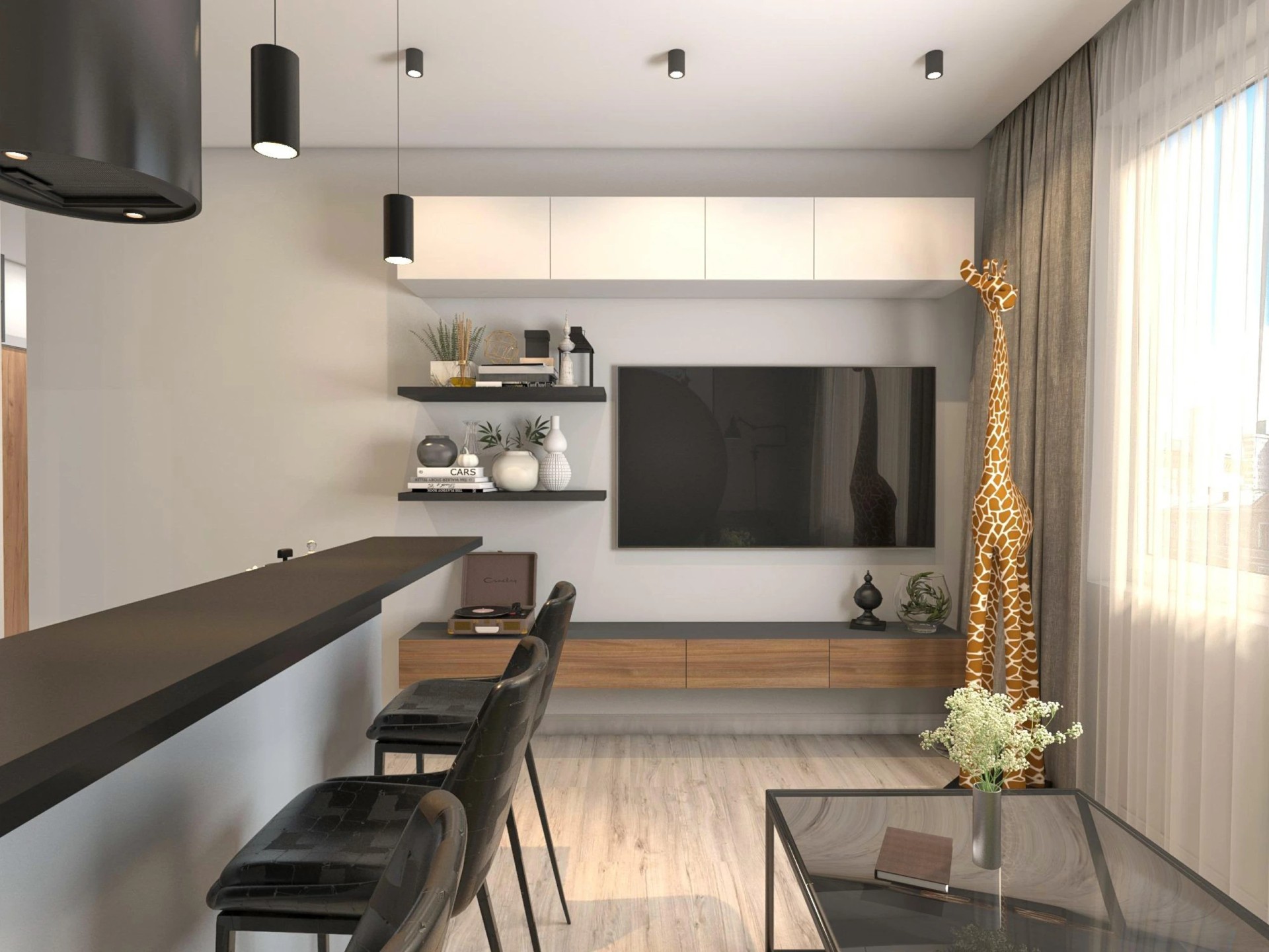 Мужскуя "берлога" в стиле ЛОФТ.