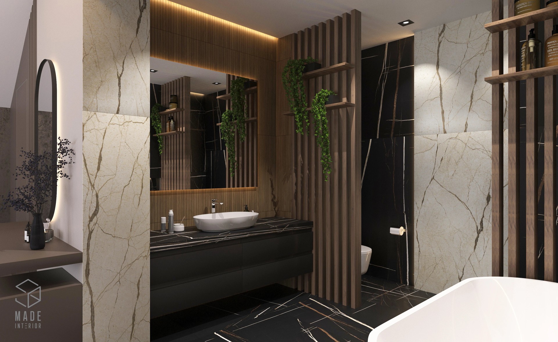 Мастер-спальня загородного дома под Петербургом