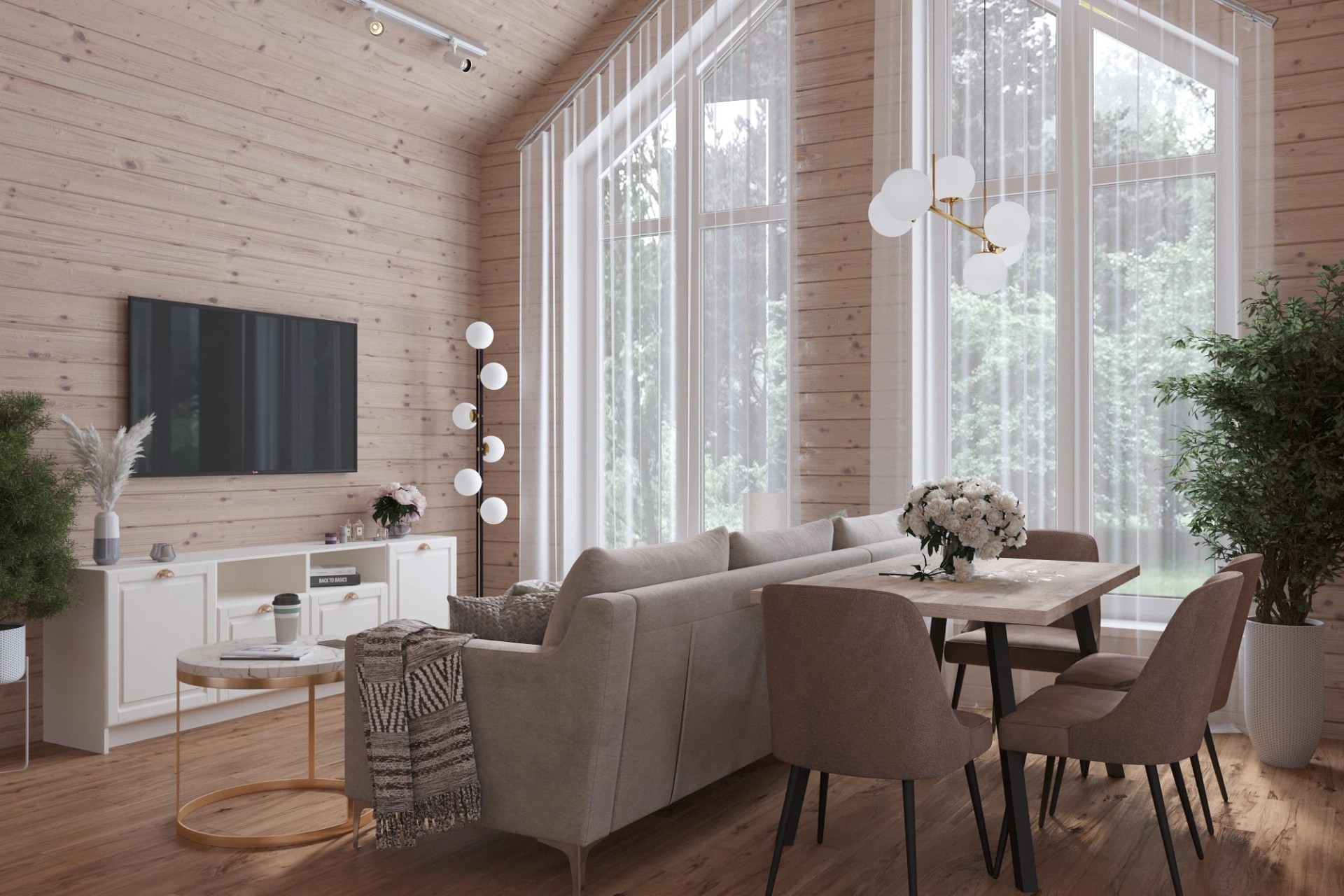 Дизайн-проект загородного дома в Ленинградской области