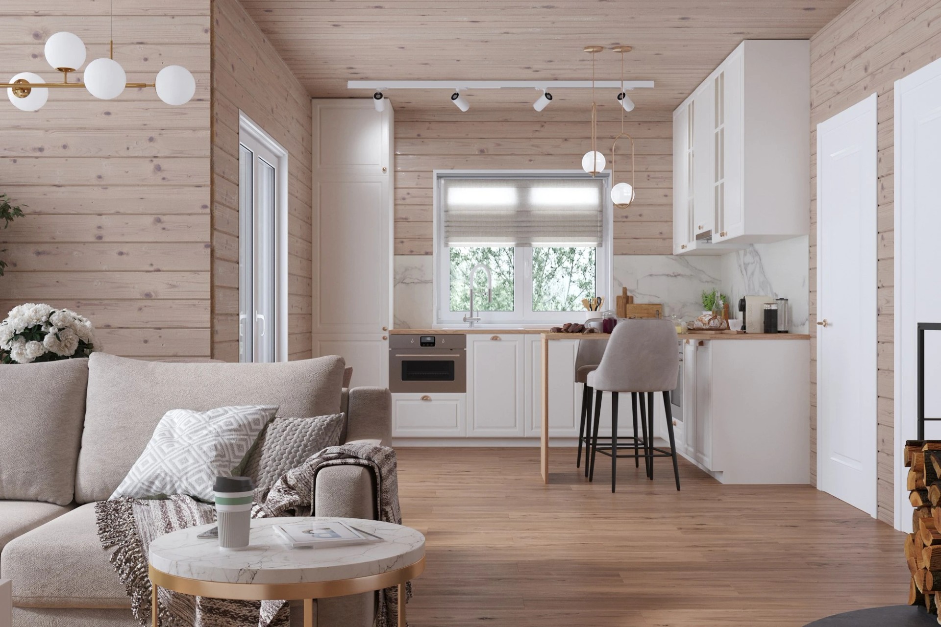 Дизайн-проект загородного дома в Ленинградской области