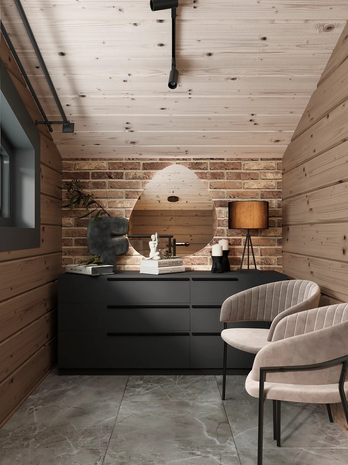 Дизайн-проект загородного дома в Московской области