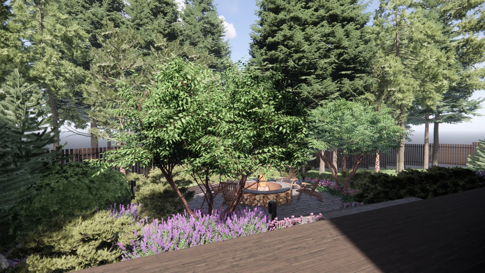 САД В КП "ОХТИНСКИЙ ПАРК"