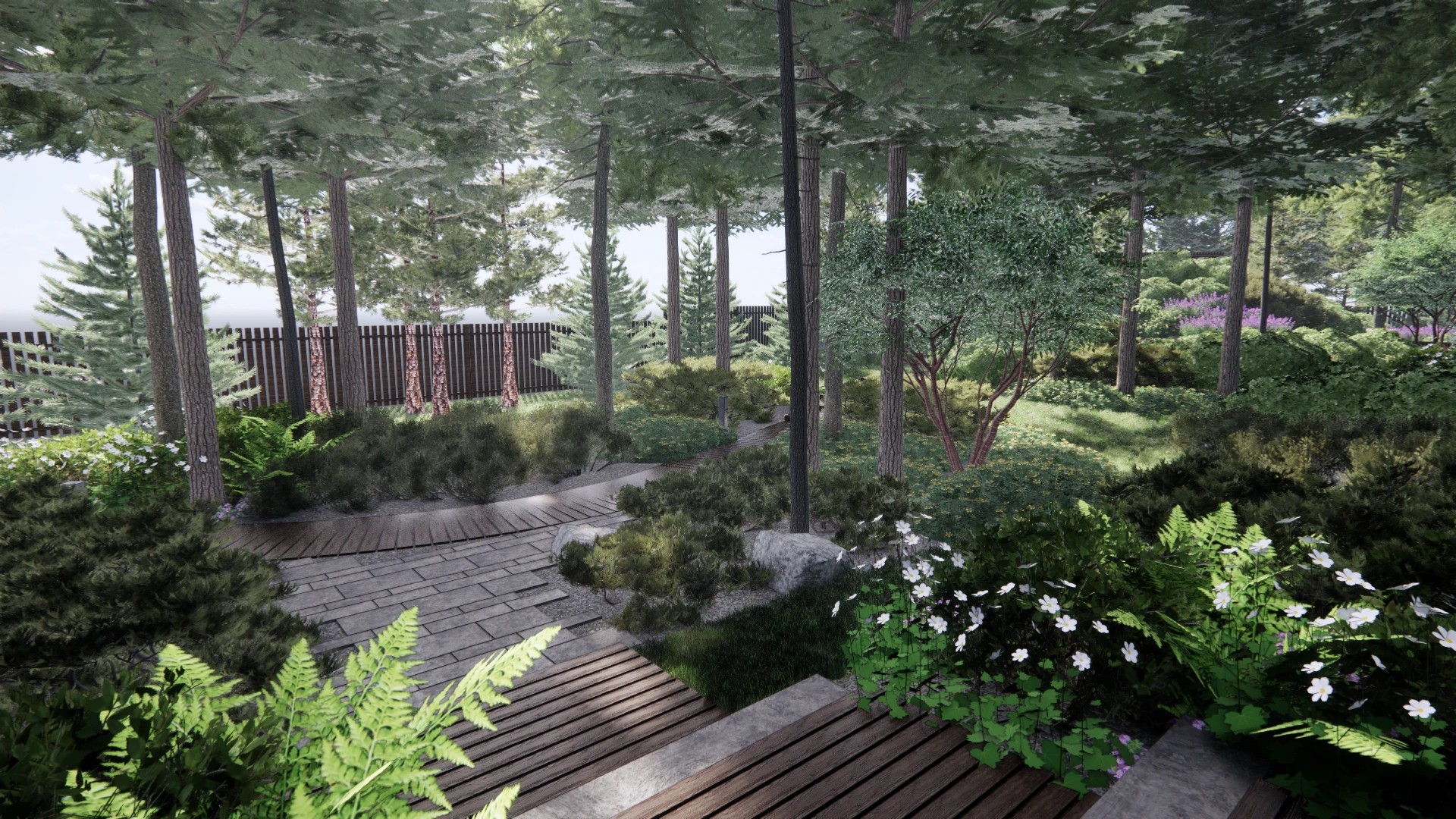 САД В КП "ОХТИНСКИЙ ПАРК"