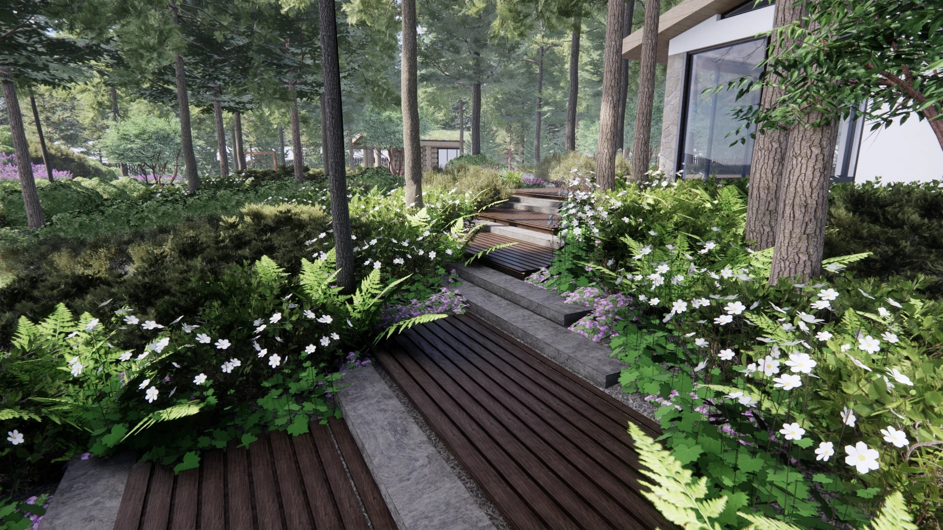 САД В КП "ОХТИНСКИЙ ПАРК"