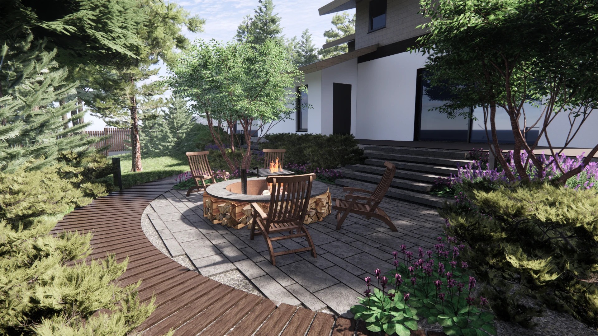 САД В КП "ОХТИНСКИЙ ПАРК"