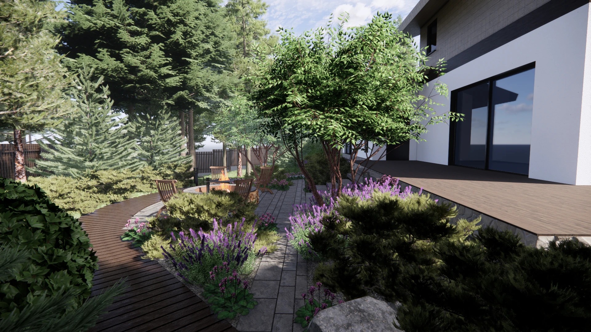 САД В КП "ОХТИНСКИЙ ПАРК"