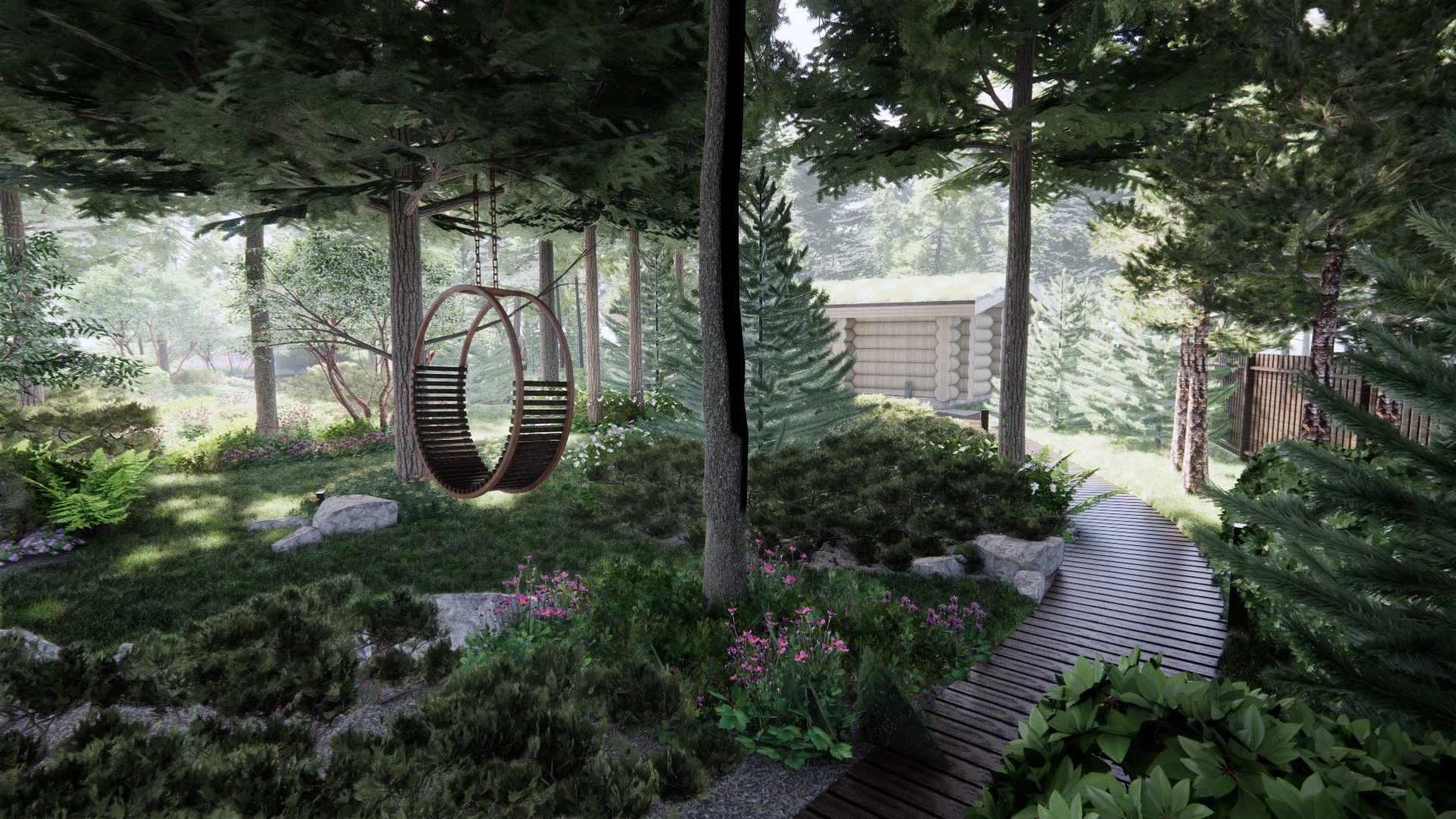 САД В КП "ОХТИНСКИЙ ПАРК"