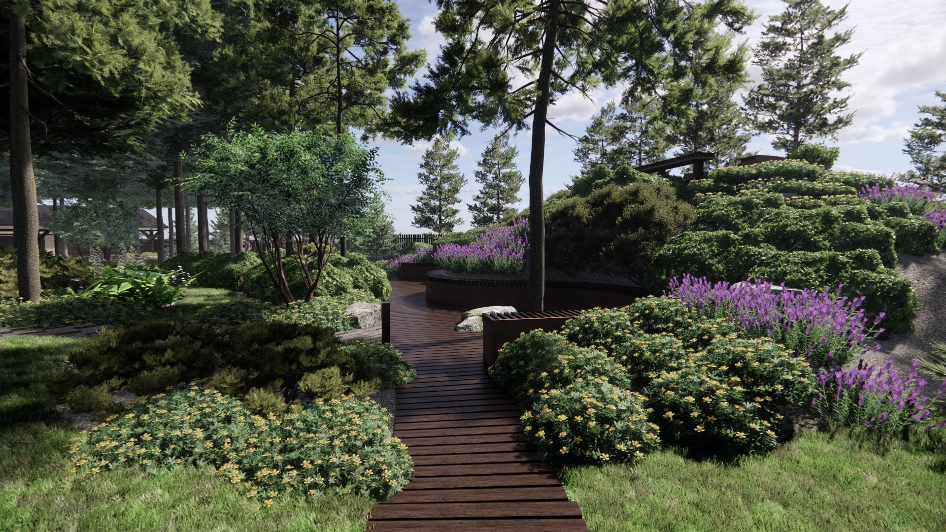 САД В КП "ОХТИНСКИЙ ПАРК"