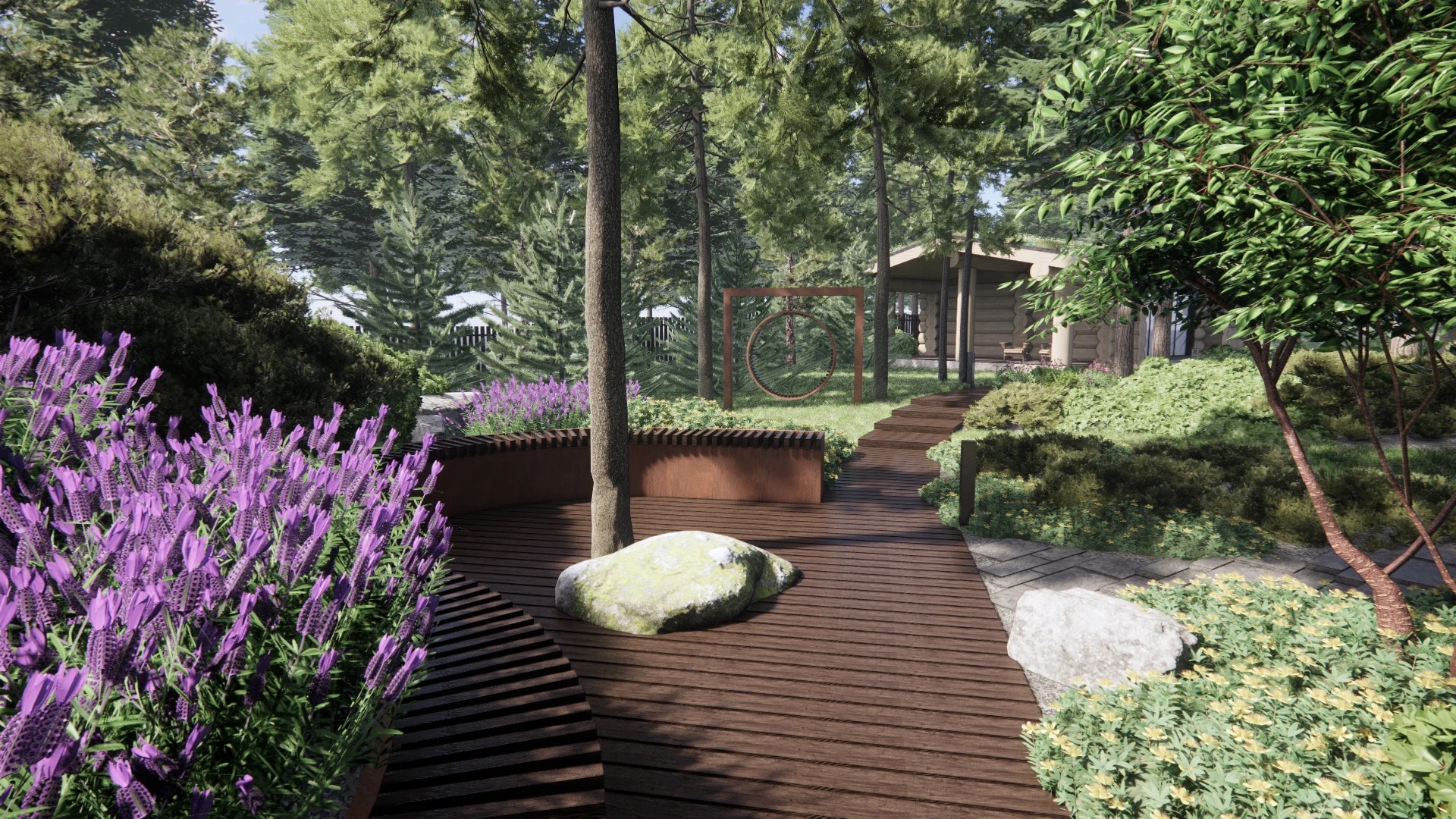 САД В КП "ОХТИНСКИЙ ПАРК"