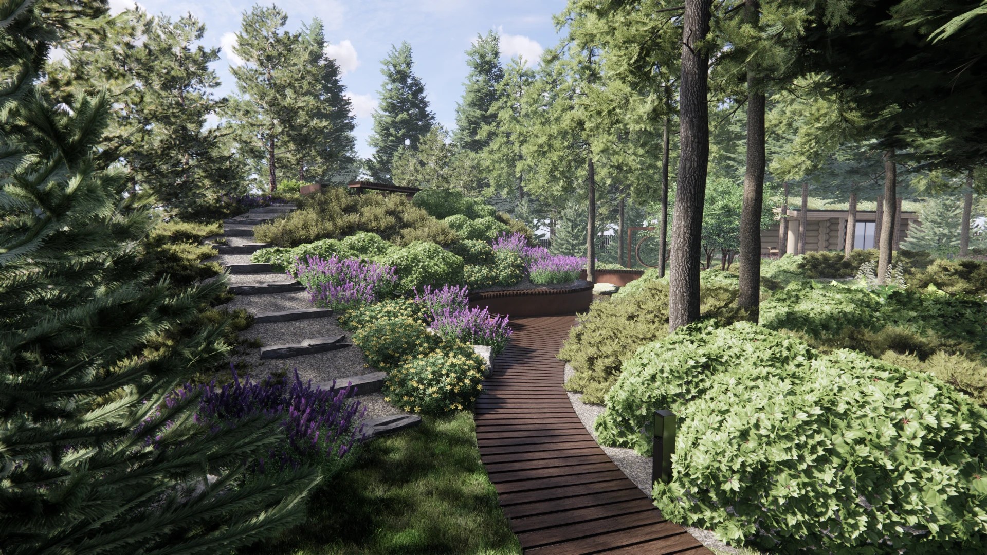 САД В КП "ОХТИНСКИЙ ПАРК"