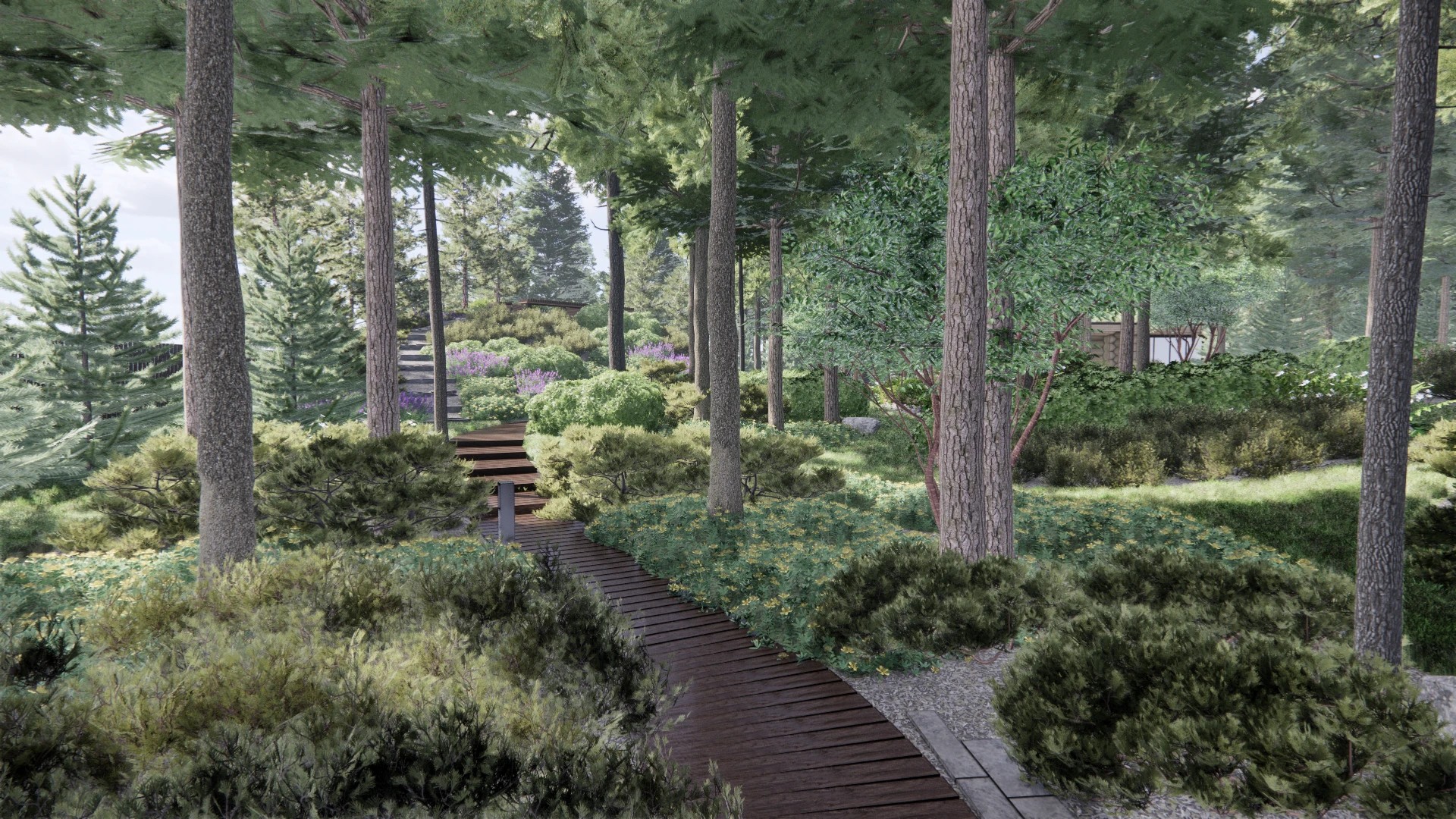 САД В КП "ОХТИНСКИЙ ПАРК"