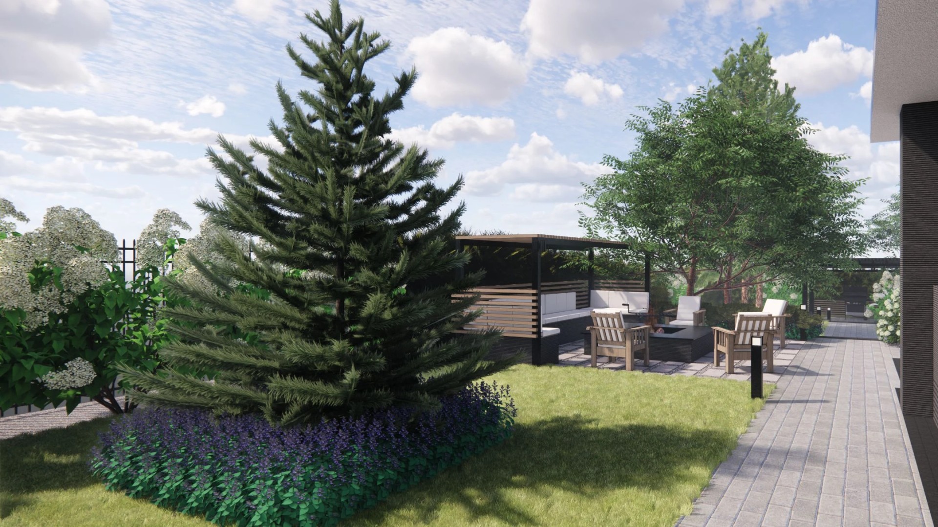 САД В КП "ОНЕГИН ПАРК"